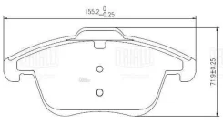 ������� ����. Citroen C5 (08-)/Peugeot 407 (04-) ����. �����. (PF 2269) Trialli PF2269 PF2269 ����