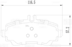 ������� ����. Mercedes A (W168) (97-) ����. �����. (PF 2403) Trialli PF2403 PF2403 ����