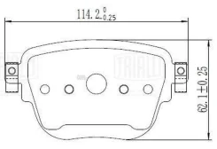 ������� ����. Mercedes E (W213) (16-)/CLS (C257) (17-) ����. ���. (PF 2411) Trialli PF2411 PF2411 ����