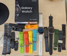 Samsung Galaxy Watch. GPS, NFC, IP68 