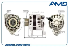��������� Nissan (Pathfinder III R51M) (2,5D) (2005-) (Navara III) (2004-) AMDEL1178 ����