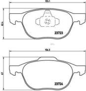  . . Xtra FORD Focus II 11.04-/ Mazda III 1.4/ 1.6/ 2.0/ 1. 6DI 10.03-/ Volvo S40 II 01.04- Brembo P24061X P24061X 