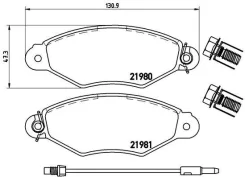�-� ����. ������� Fr N p56038 Brembo, ������ �������� P56038 ����