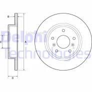 ����. ���� ���. [290x13] 5 ���. (� ���������) Nissan Qashqai II (02/14-) Renault Kadjar (06/15-) BG4807C ����