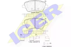 ������� ����. FORD B-MAX/Fiesta 12-/Transit Courier 14- 182108 ����