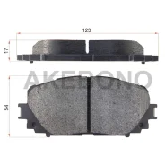 ������� �����. Akebono Toyota Ractis/Belta 06- VITZ (05-) Fielder 164 AN715K ����