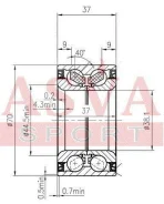 ��������� ��������� ASVA DAC38700037 �������� DAC38700037 ����