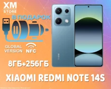 Xiaomi Redmi Note 14S. �����, 256 ��, �����, 3G, 4G LTE, Dual-SIM, NFC ����