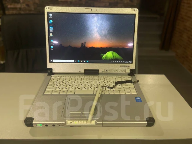 Panasonic Toughbook. 12.5", 1,8����, ��� 8 ��, ���� 240���, WiFi: 1, Bluetooth: 1, ����������� �� 5��. ����