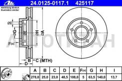     15 Volvo S40/V50 1.8/2.4/2.5/2.0TD 04 24.0125-0117.1 24012501171 
