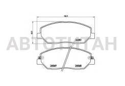    Hyundai Santa Fe 2.7/2.2CRDi 05 P30036 =1226 02 [581014DU00] P30036 