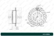 ���� ��������� G-Brake GFR02858L ��������������� ������������� Gbrake ����� GFR02858L ����