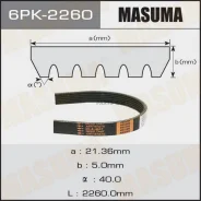 ������ ������������ Masuma 6PK-2260 Masuma 6PK-2260 6PK2260 ����