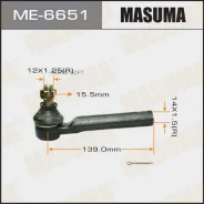 ���������� �������! Subaru Legasy 98-03/Forester 97-02 Masuma ME6651 ME6651 ����