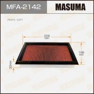 ������ ���������! Nissan Premiera, Honda Civic 1.4i-1.8 89 Masuma MFA-2142 MFA2142 ����