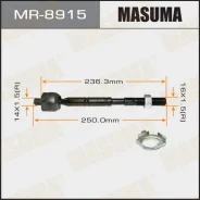 ���� �������! Toyota Avensis Adt27/Zrt27 08 Masuma MR-8915 MR8915 ����
