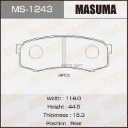 ������� �������� ������! Toyota Land Cruiser 02 Masuma MS-1243 MS1243 ����