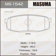 ������� �������� ������! � ���������. ���������� Toyota Land Cruiser 4.7 V8/4.5D V8 08 Masuma MS-1542 MS1542 ����