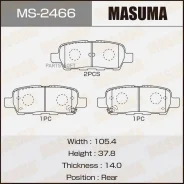 ������� �������� ������! Nissan Murano/Quasqai/Murano 1.6-3.5, Infiniti FX35 03 Masuma MS-2466 MS2466 ����