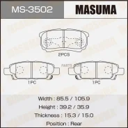 ������� �������� ������! Mitsubishi Outlander 2.0/2.4 03 Masuma MS-3502 MS3502 ����