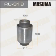 ����������� ���. ������ ����.! Honda Civic all 87-95 Masuma RU-318 RU318 ����