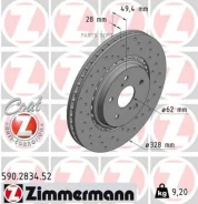 ���� ��������� ! Sport �����. 328x28/49-5x114 Toyota Camry 2.4-3.5 VVTi 06 Zimmermann 590283452 590283452 ����