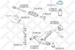 ����� ������������ ��������� Hyundai Accent/Pony Excel all 95-99 Stellox 1251001SX 1251001SX ����