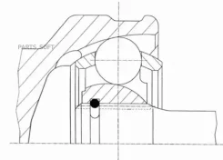 ���� ������ �-�� AUDI: A4 00-04, A4 Avant 01-04, A4 ������ 03- GKN-Spidan 304331 304331 ����