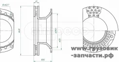 ���� ��������� BPW SB43 (430 ��) ��� ��� ����� �������, �����-5490 �������� Simpeco SP0101.0040 SP01010040 ����
