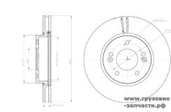      Changan CS35 (12-) / CS35 Plus (21-) d=280 DF 270055 Trialli DF 270055 DF270055 