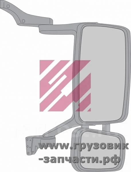 Зеркало Volvo FH/FM new правое в сборе двойное Simpeco SP4101.0042 ...