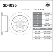 ����� ���������, ������ Sangsin Brake SD4036 SD4036 ����