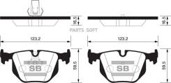   .! BMW E38 2.8/4.0/5.0/2.5TDs/3.0D 95-01/E46 M3 3.2 00 Sangsin Brake SP2168 SP2168 SP2168 