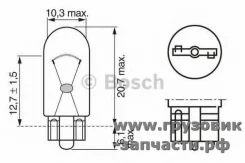 ����� ����������� ��� ������ 24V 5W Bosch 1987302518 1987302518 ����