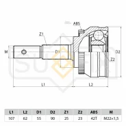 ���� �������� | ����� ����/��� | Nissan Sunny(B13) 1.6 92-95/Pulsar 1.5-1.6 90 / Almera(N15) 1.6-2.0D 95-00 Sufix ST1093 ST1093 ����