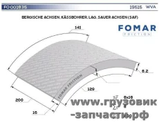 �������� ����. SAF 300*200 (64 ���; 8*18) STD � ���������� Fomar 65203900A8RV 65203900A8RV ����