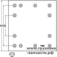 �������� ��������� SMB, Fruehauf, Trailor 419*203 STD (96���, 6.35*15,9 93685) � ���������� Durbloc 19365/366 00 19365 ����