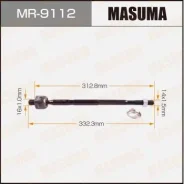 ������� ���� Masuma Honda CR-Z, Airwave, Partner / ZF1, GJ1, GJ3, GJ4 05-13 MR-9112 Masuma MR9112 ����