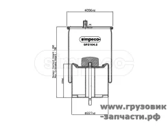 ������������� Renault Premium, Magnum ������ 4912NP10 / 4912NP13 (�� ��������) Simpeco SP2104.2024 SP21042024 ����