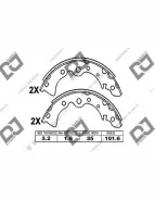 ������� ��������� ���������� Nissan Primera(P11E) 1996-2002/Almera Classic(B10) 2006-2013 Djparts BS1110 BS1110 ����