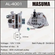 ��������� Mazda 3 -08 Masuma AL4001 AL4001 ����