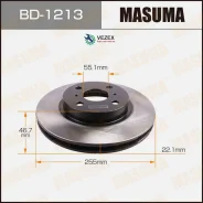 ���� ��������� Masuma, front Toyota Corolla AXIO, Fielder/ NZE14# [��.2] Masuma BD1213, �������� BD1213 ����