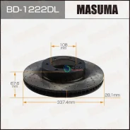 ���� ��������� Toyota Prado �����. ���. ������. Masuma BD1222DL BD1222DL ����