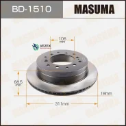 ���� ��������� Masuma, rear Toyota LAND Cruiser / KDJ90L Masuma BD1510, ������ BD1510 ����