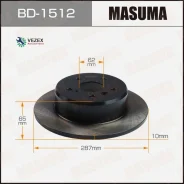 ���� ��������� Toyota Harrier/Camry ����. (� ����. 2 ��. ) Masuma BD1512 BD1512 ����