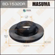 ���� ��������� Toyota Sequoia �����. ����. Masuma BD1532DR BD1532DR ����