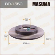 ���� ��������� Masuma, rear Toyota Prius, CT200H / ZVW55, ZWA10L [��.2] Masuma BD1550, ������ BD1550 ����
