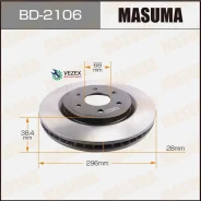 ���� ��������� Nissan Pathfinder(R51)/Navara 04- �����. (���. 2 ��. ) Masuma BD2106 BD2106 ����