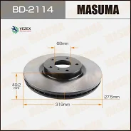 ���� ��������� Nissan Murano �����. Masuma BD2114 BD2114 ����