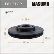 ���� ��������� Nissan Elgrand �����. Masuma BD2122 BD2122 ����